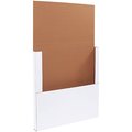 Box Packaging Corrugated Easy-Fold Mailers, 24"L x 24"W x 2"H, White M24242BF
